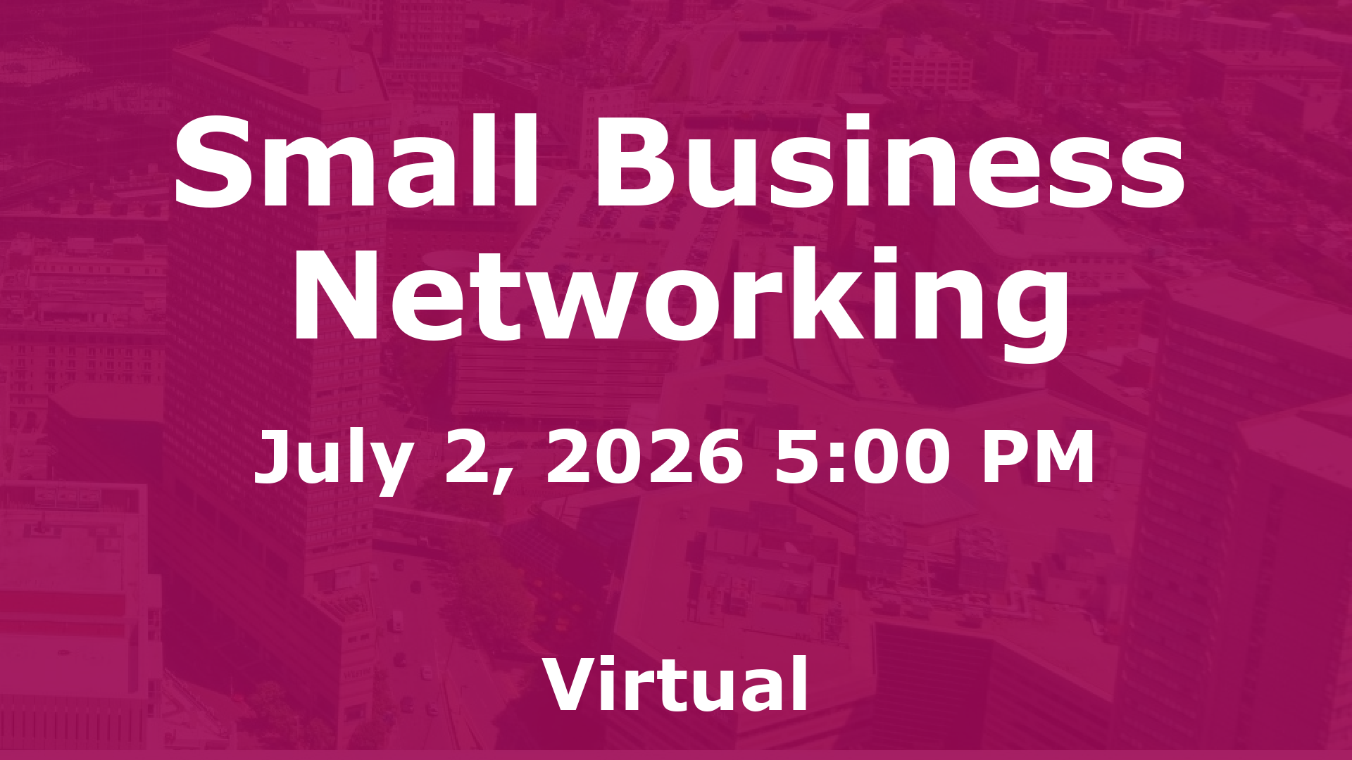 Small Business Networking event image